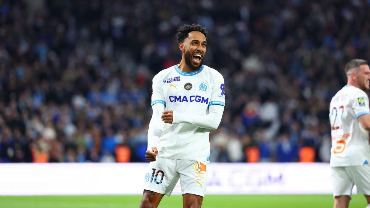 Aubameyang, le sauveur inusable de l'OM contre l'OL