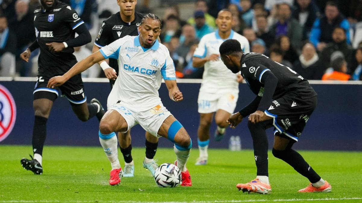 Ligue 1 J26 : l'OM arrache la victoire contre Auxerre au Vélodrome