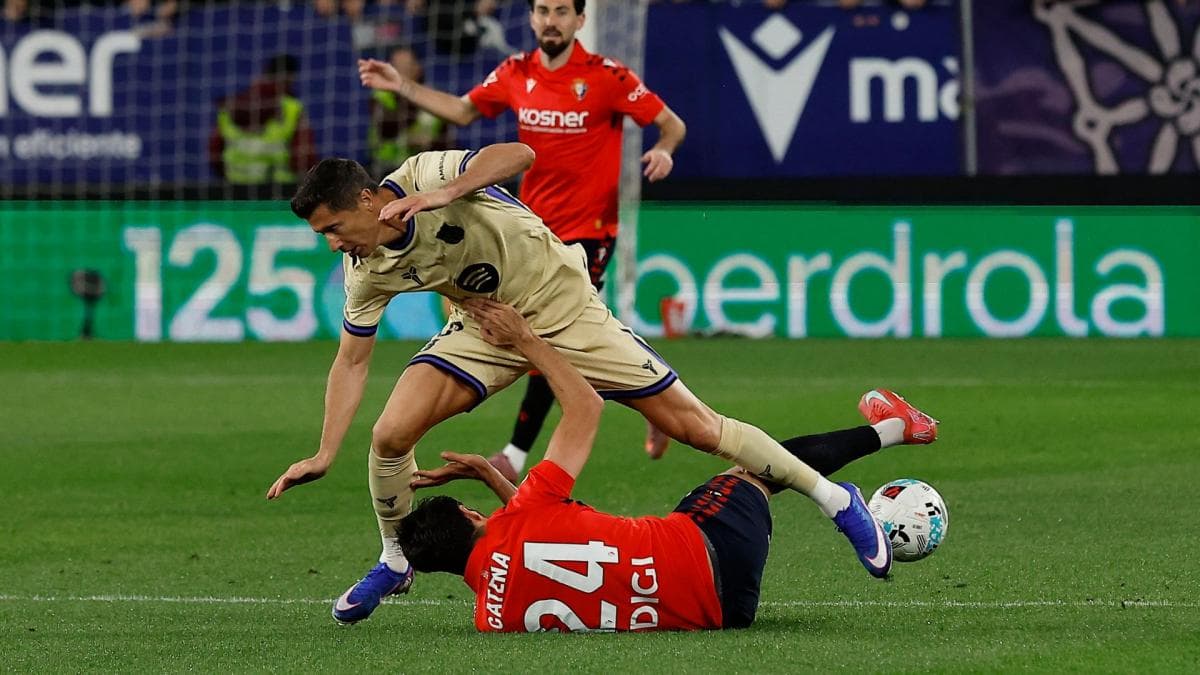Barcelone se joue d'Osasuna et verrouille la Liga