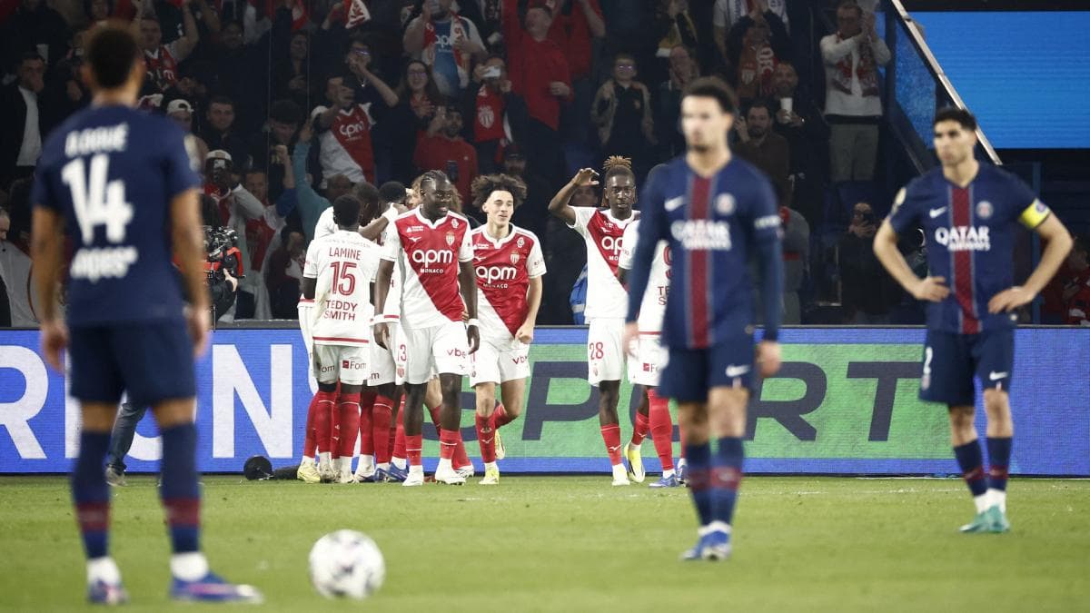 PSG battu par Monaco au Parc avant le choc Chelsea