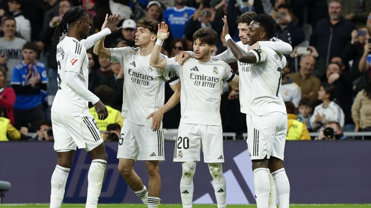 Liga : le Real Madrid cartonne sans Mbappé et relance la course au titre