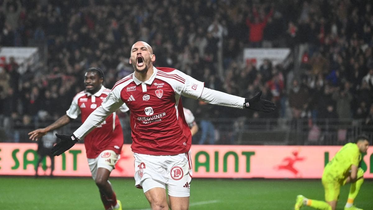Ajorque sacré joueur du mois de février en Ligue 1 avec Brest