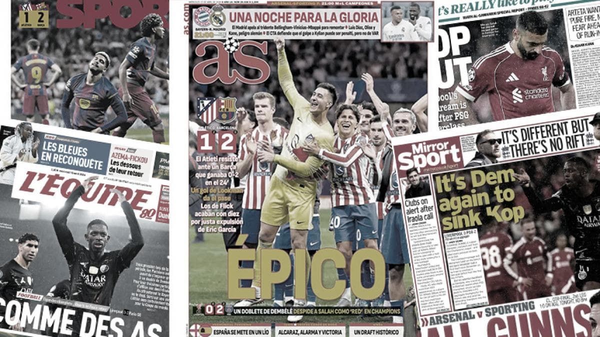 Dembélé terrorise l'Angleterre, l'Atlético humilie le Barça en ligne