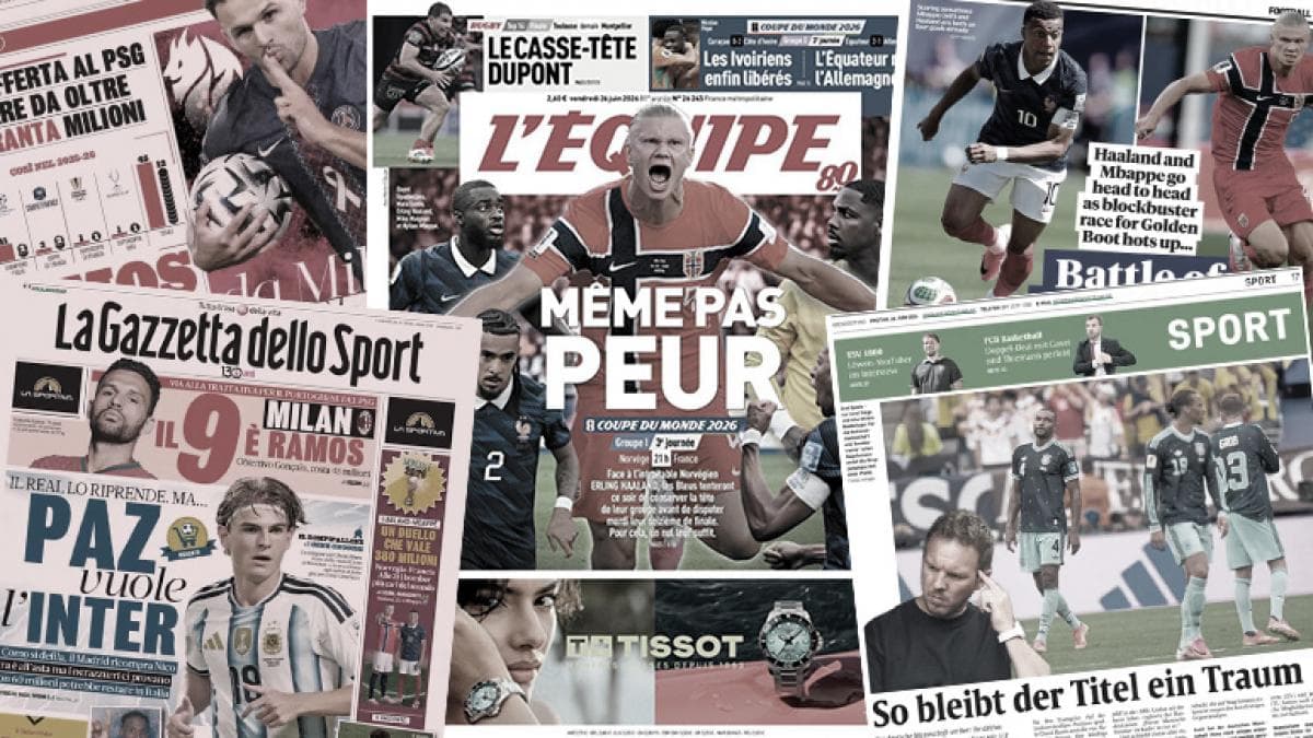 Bleus en danger, Haaland-Mbappé fait rêver, City casse le marché