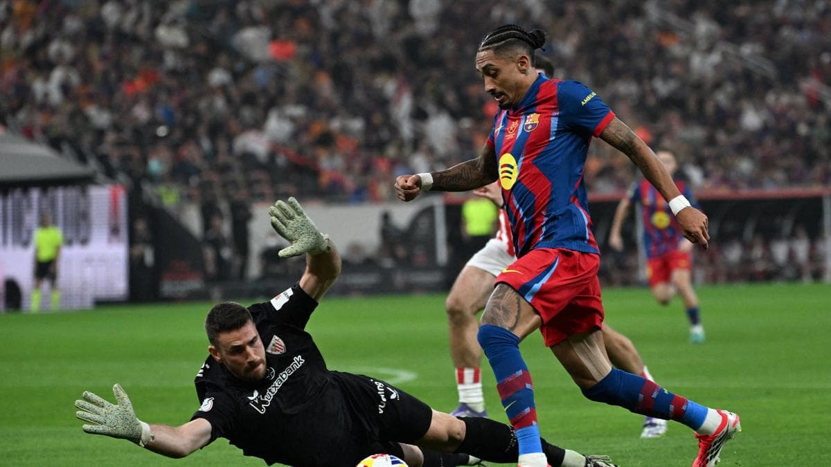 Barça : Raphinha forfait 5 semaines, coup dur pour Flick