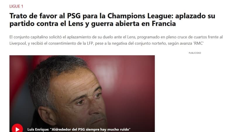 Report Lens-PSG : la presse étrangère crie au scandale