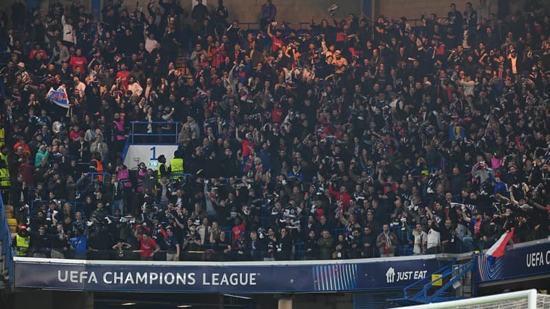 Chelsea-PSG : les supporters parisiens enflamment Stamford Bridge