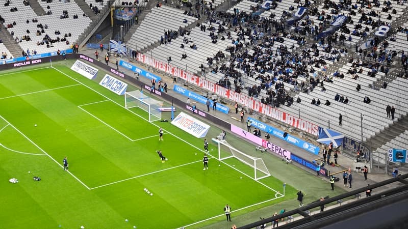 OM-Auxerre : grève des supporters et banderoles au Vélodrome