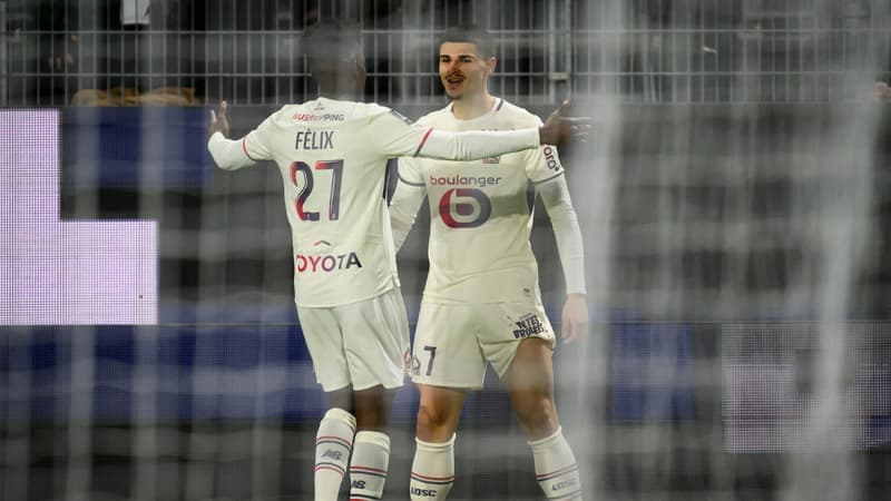 Rennes-Lille: les Dogues s'imposent 2-1 et grimpent au classement