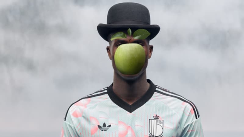 Belgique 2026 : un maillot surréaliste en hommage à Magritte