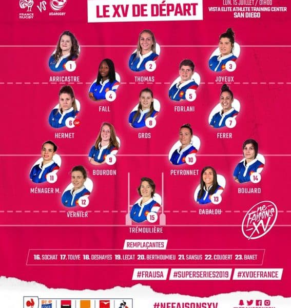 XV de France féminin : les Bleues veulent conclure la Super Series face aux USA