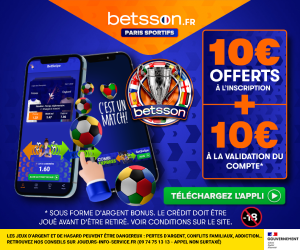 Betsson — bonus de bienvenue paris sportifs